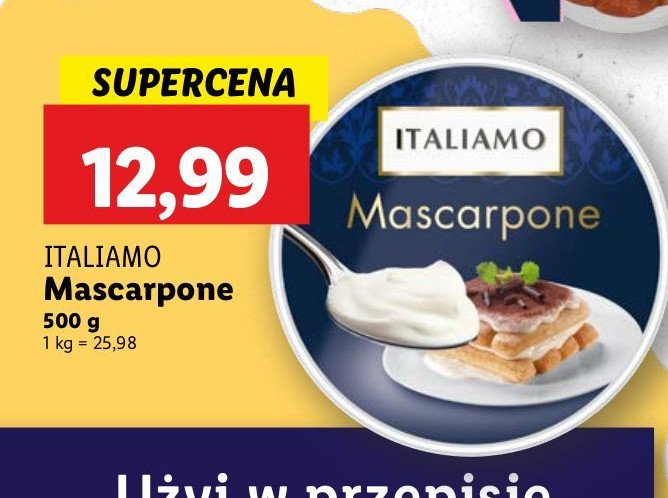 Ser mascarpone Italiamo promocja