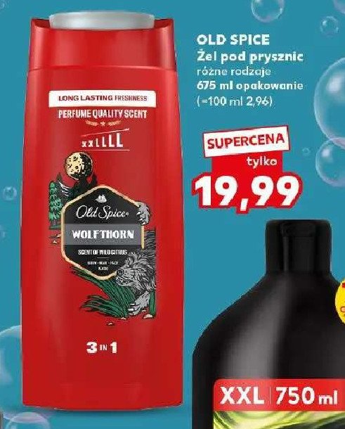 Zel pod prysznic Old spice wolfthorn promocja