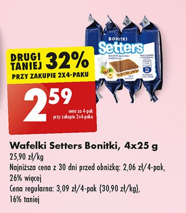 Wafelki mleczno-orzechowe promocja