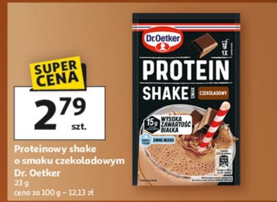 Proteinowy shake o smaku czekoladowym Dr. Oetker promocja w Auchan