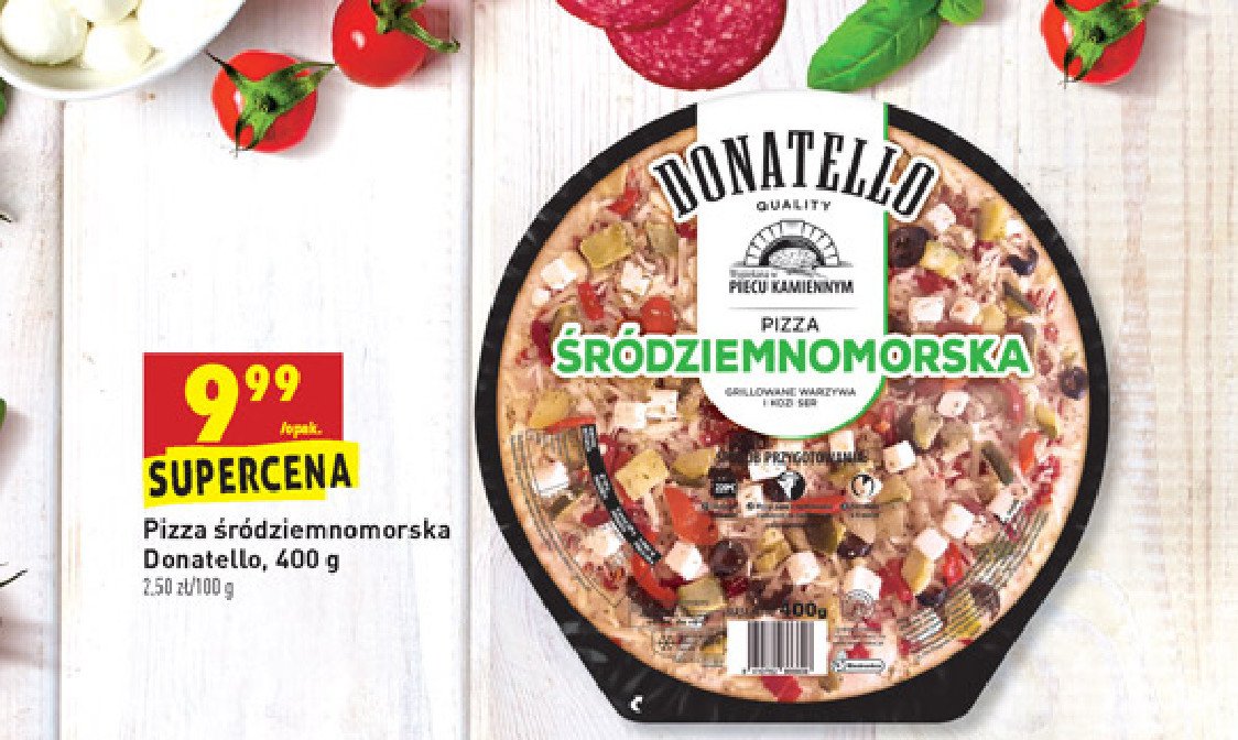 Pizza z kurczakiem - Donatello - 400 g