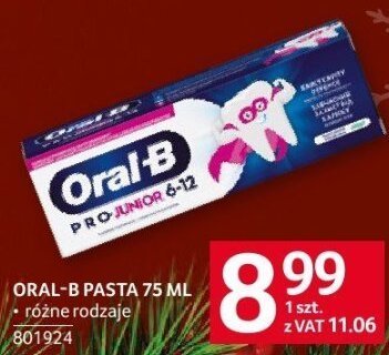 Pasta Oral-B 75 ml promocja w Selgros