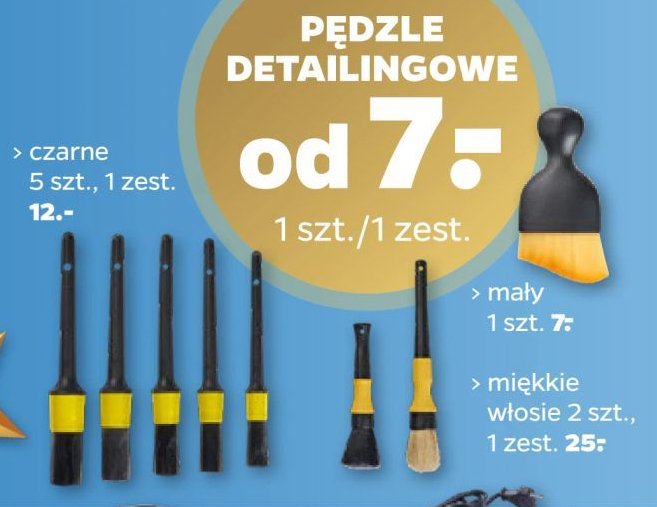 Pędzel detailingowy promocja w Netto