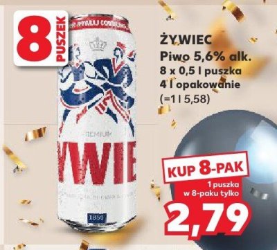 Piwo Żywiec jasne pełne promocja w Kaufland