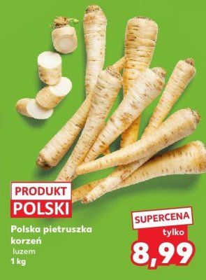 Polska pietruszka korzeń  promocja w Kaufland