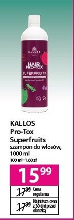 Szampon do w艂os贸w KALLOS HAIR PRO-TOX promocja