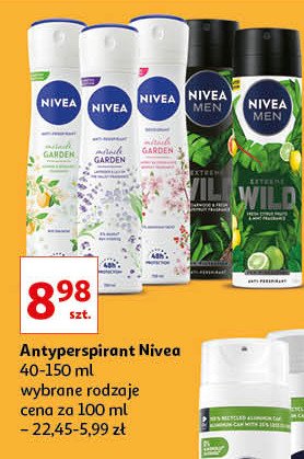 Dezodorant lawenda i lilia Nivea miracle garden promocja