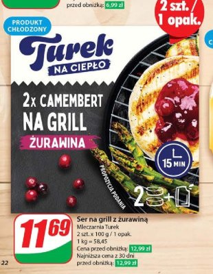 Camembert na grill + sos 偶urawinowy Turek naturek promocja