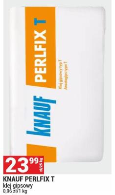 Klej gipsowy Knauf Perlfix T promocja w Merkury Market