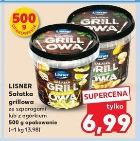Sałatka grillowa ze szparagami Lisner promocja