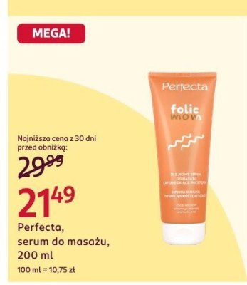 Serum do masażu Perfecta, 200 ml promocja w Rossmann