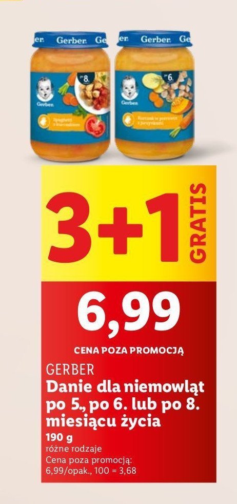 Kurczak w potrawce z jarzynami Gerber promocja