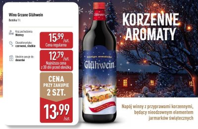 Wino Grzane Glühwein promocja w Aldi