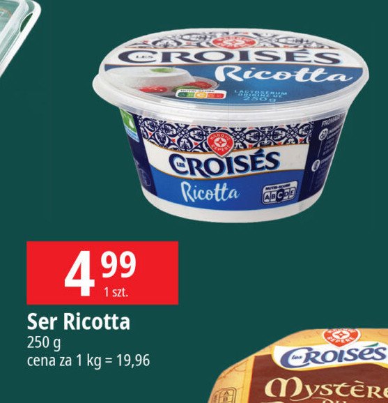 Ricotta Wiodąca marka croises promocja w Leclerc