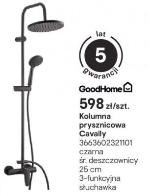 Kolumna prysznicowa Cavally promocja w Castorama