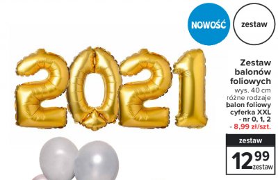 Balon foliowy cyfra xxl 1 promocja