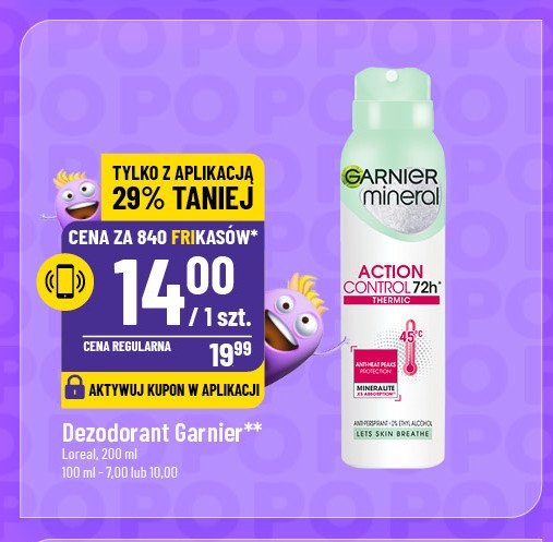 Dezodorant Garnier mineral action control promocja