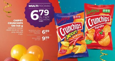Chipsy CRUNCHIPS 130-160 g wybrane rodzaje promocja w Duży Ben