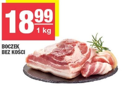 Boczek bez kości promocja w SPAR