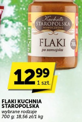 Flaki Kuchnia Staropolska wybrane rodzaje promocja w Groszek