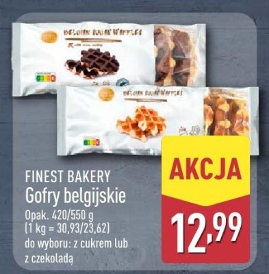 Gofry belgijskie z czekoladą promocja w Aldi