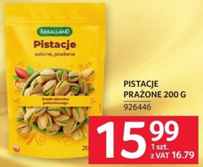 Pistacje prażone 200 g promocja w Selgros