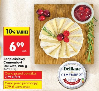 Ser pleśniowy Camembert 200 g promocja w Biedronka