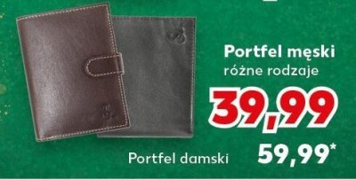 Portfel męski  promocja w Kaufland