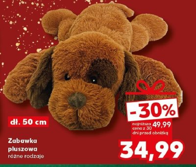 Zabawka pluszowa, różne rodzaje dł. 50 cm promocja w Kaufland