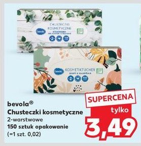 Chusteczki higieniczne 2-warstwowe Bevola promocja