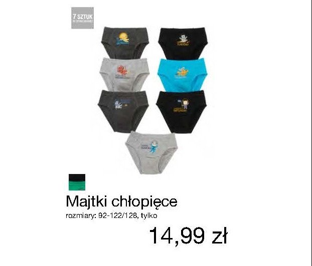 Majtki ch艂opi臋ce 92-122/128 cm promocja