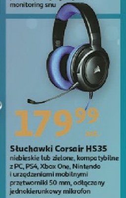 S艂uchawki hs35 carbon Corsair promocja