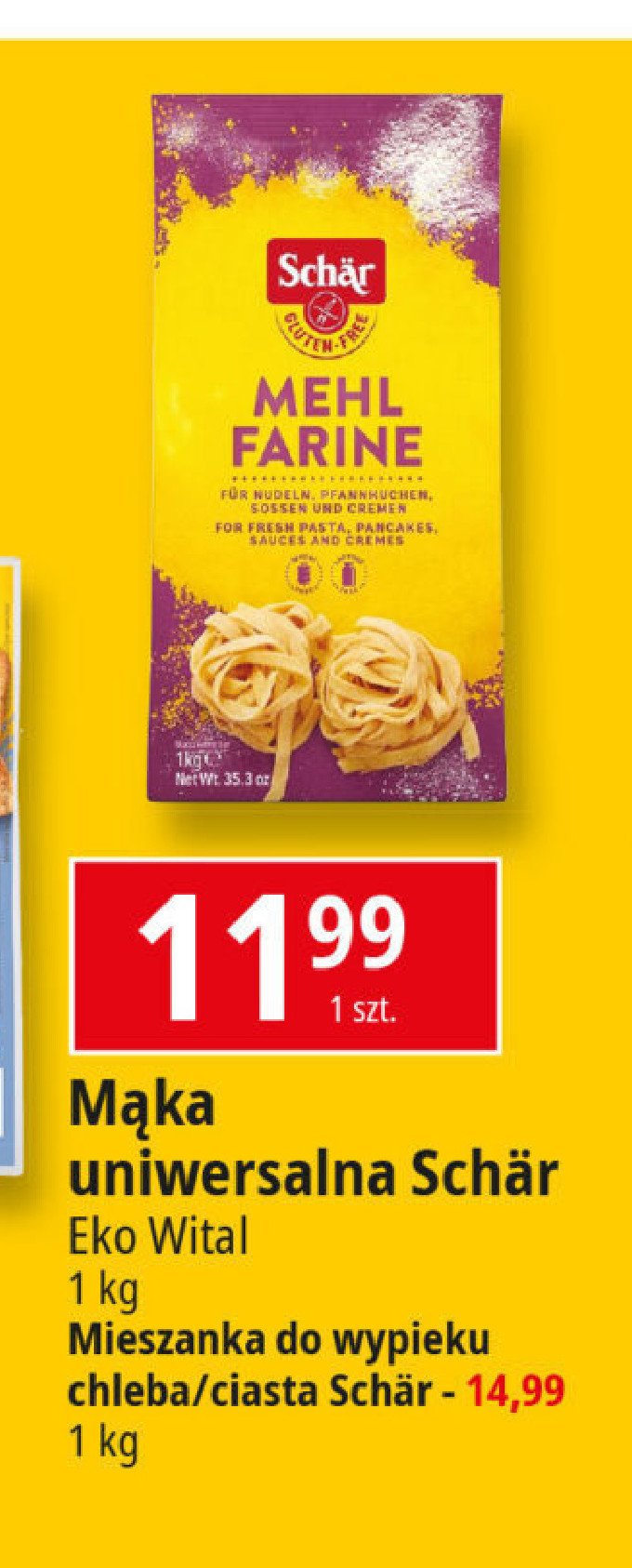 Mąka uniwersalna Schar promocja