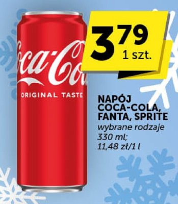 Napój Coca-Cola, Fanta, Sprite 330 ml promocja w ABC