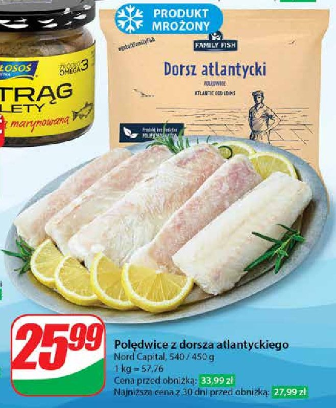 Polędwica z dorsza atlantyckiego Family fish promocja