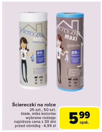 Ścierka na rolce soft promocja