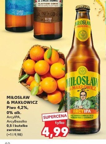 Piwo Miłosław & makłowicz arcybezalko promocja w Kaufland