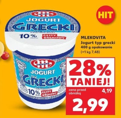 Jogurt typ grecki 400 g promocja w Kaufland