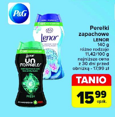 Perełki zapachowe fresh Lenor promocja