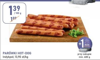 Parówki hot-dog Indykpol promocja w Stokrotka