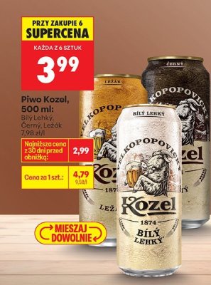 Piwo Kozel 500 ml promocja w Biedronka