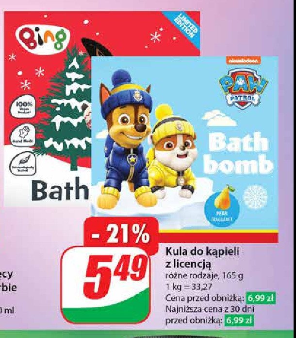 Kule do kąpieli psi patrol promocja w Dino