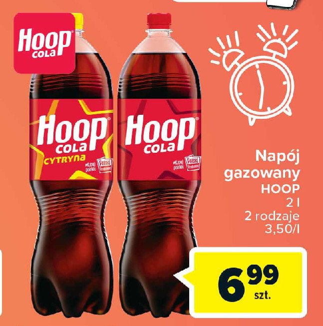 Napój Hoop cola lemon promocja