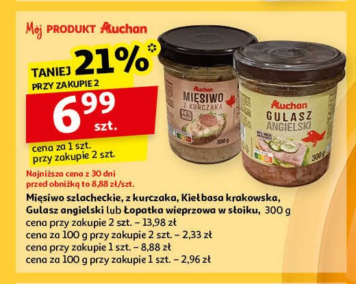 Mięsiwo z kurczaka Auchan promocja