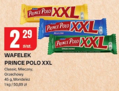 Wafelek Prince Polo XXL Classic, Mleczny, Orzechowy promocja w Chorten