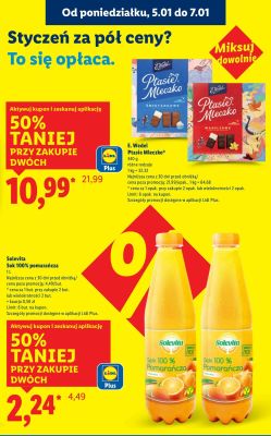 Czekolada Ptasie Mleczko E. Wedel różne rodzaje promocja w Lidl