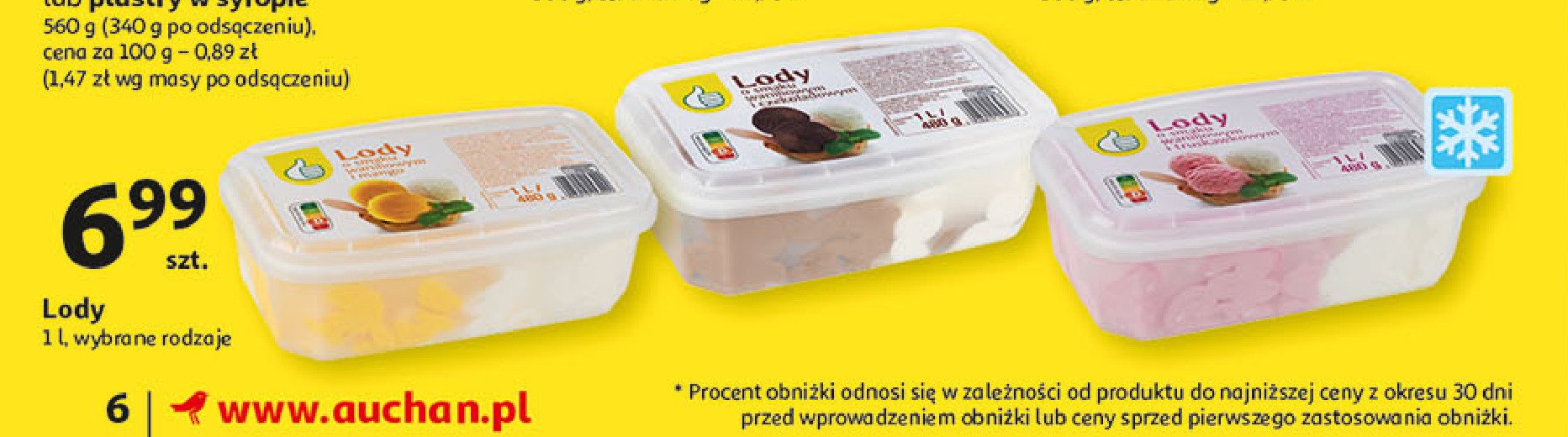 Lody o smaku waniliowym i mango Podniesiony kciuk promocja