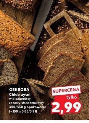 Chleb 偶ytni s艂onecznikowy Oskroba promocja