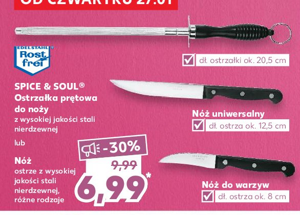 Ostrzałka prętowa do noży Spice&soul promocja
