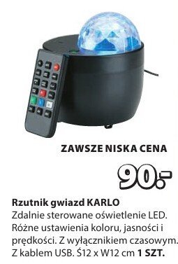 Rzutnik gwiazd KARLO promocja w Jysk